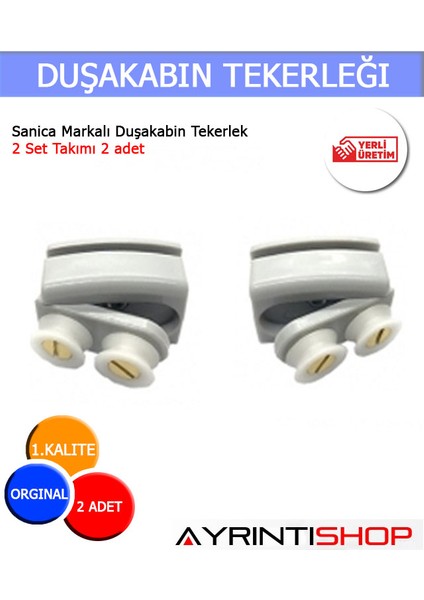 Sanica Markalı Duşakabin Tekerleği