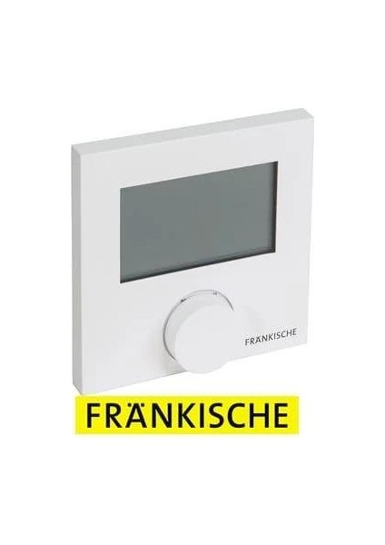 Fraenkische Dijital Oda Termostatı - Standart 230 V, Düz Beyaz