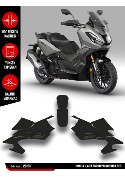 Honda Adv 350 Koruma Seti - Pütürlü