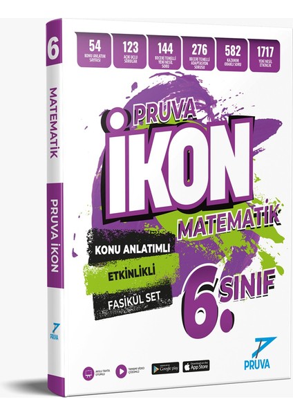 6.sınıf Matematik Ikon Konu Anlatımlı Fasikül Set