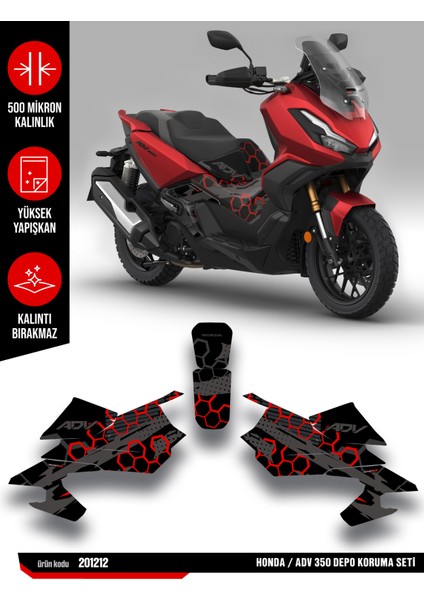 Honda Adv 350 Koruma Seti - Pütürlü