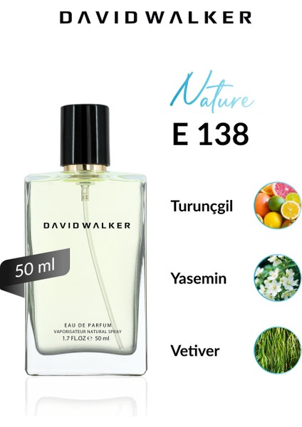 E138 Blue Div 50 ml Erkek Parfüm | Nature