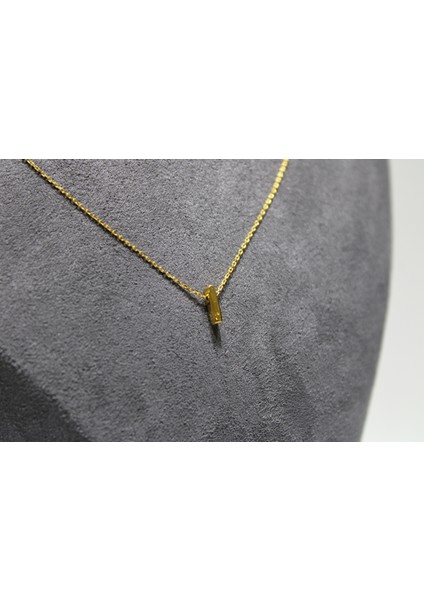 14 Ayar Altın I Harfi Kolye Zinciriyle Beraber fiyatları