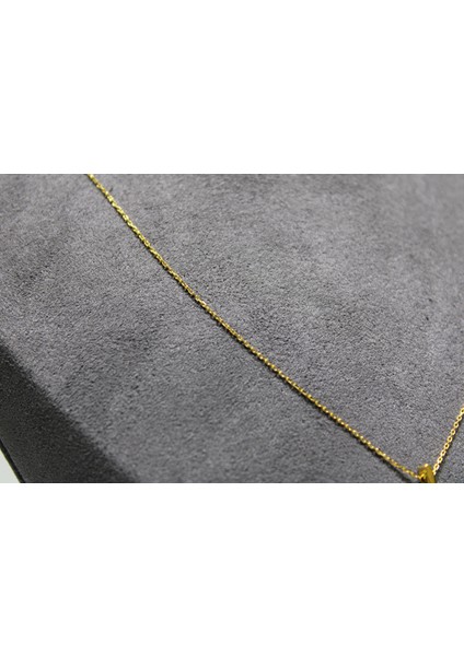 14 Ayar Altın I Harfi Kolye Zinciriyle Beraber modelleri