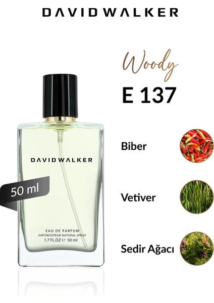 E137 Tendrew 50 ml Erkek Parfüm | Woody