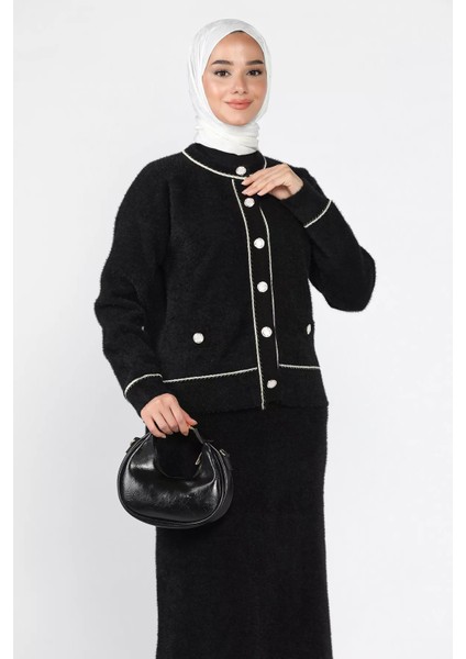 Kadın Triko Etek Hırka Tesettür Ikili Takım (S,m,l,xl Uyumludur) P-00018557 modelleri