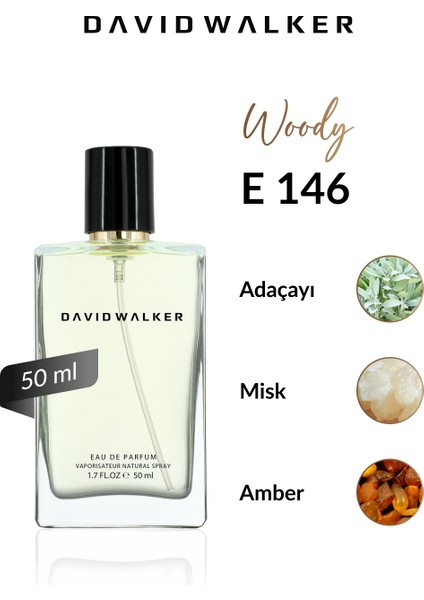E146 Marry 50 ml Erkek Parfüm | Woody
