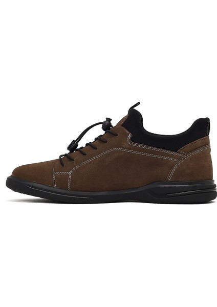 Erkek Taba Bağcıklı Nubuk Deri Casual Sneaker 25WFD6803V3 fiyatları
