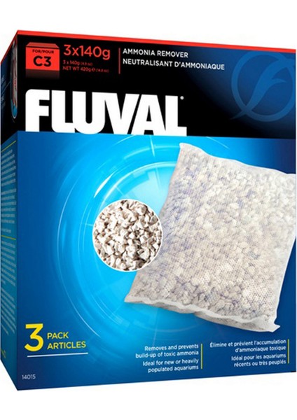 Allzey Fluval C3 Amonyak Giderici (3X140 Gr)