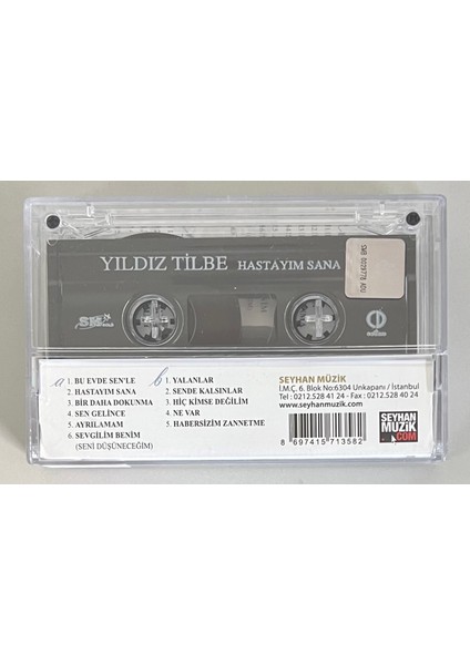 Yıldız Tilbe Hastayım Sana Kaset (Orijinal Dönem Baskı Kaset) fiyatları