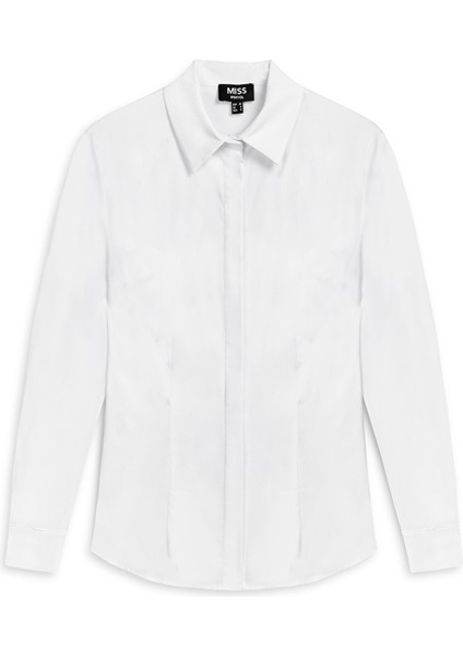 Bel Vurgulu Poplin Gömlek IW6250025038002 indirimleri