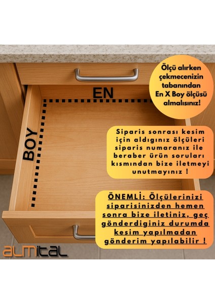 55x49 cm. Antrasit Çekmece İçi Kaşıklık 50x40 cm e kadar kesilebilir indirimleri