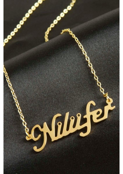 Allzey Nilüfer Isimli Kolye -Sarı
