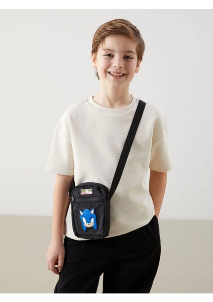 Lcw Accessorıes Siyah Baskılı Erkek Çocuk Çapraz Çanta