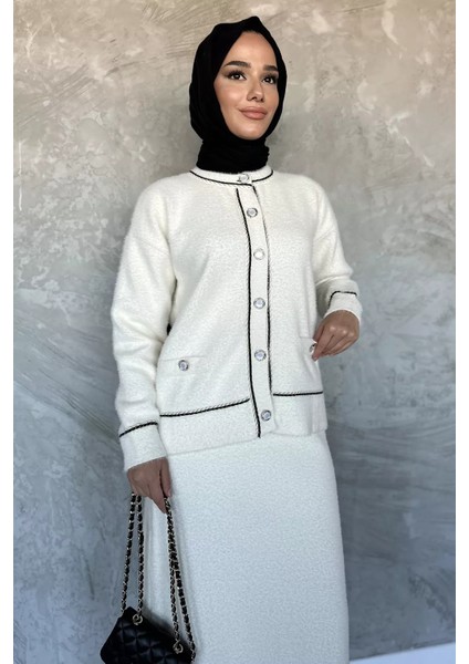 Kadın Triko Etek Hırka Tesettür Ikili Takım (S,m,l,xl Uyumludur) P-00018557 modelleri