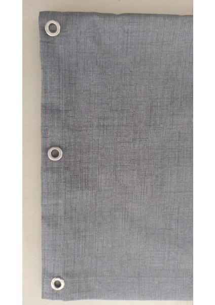 Balkon Perdesi Brandası Kuş Gözü Seçenekli Düz Gri fiyatları