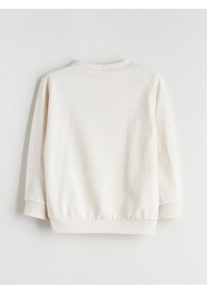 Lcw Kids Beyaz Bisiklet Yaka Baskılı Erkek Çocuk Sweatshirt ve Eşofman Alt 2'li fırsatları