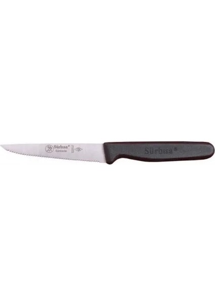 61004LZ - Sürmene Lazerli, Tırtıklı Sebze Bıçağı 9,5cm