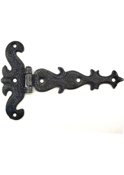 Antika Tarz Dekoratif Pirinç Kuyruklu Kelebek Menteşe - 94X147 Mm, Oksit