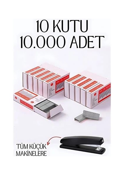 Bx 10 Kutu 10.000 Adet Küçük Zımba Teli
