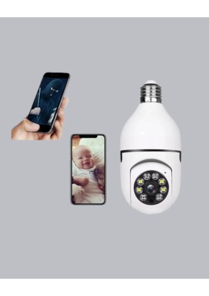 Msa-Shop 360° Panoramik Görüntüleme Sunan Ampul Tipi Güvenlik Kamerası indirimleri