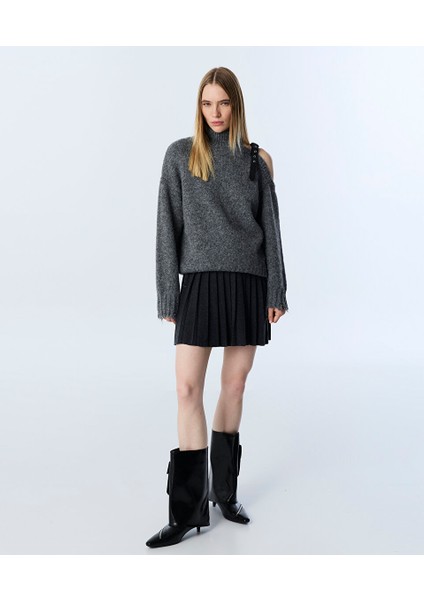 Suni Deri Kemer Aksesuarlı Kazak TW6250050431036 modelleri