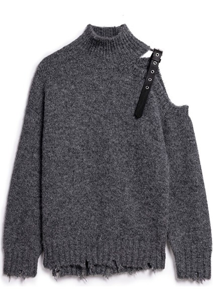 Suni Deri Kemer Aksesuarlı Kazak TW6250050431036 indirimleri