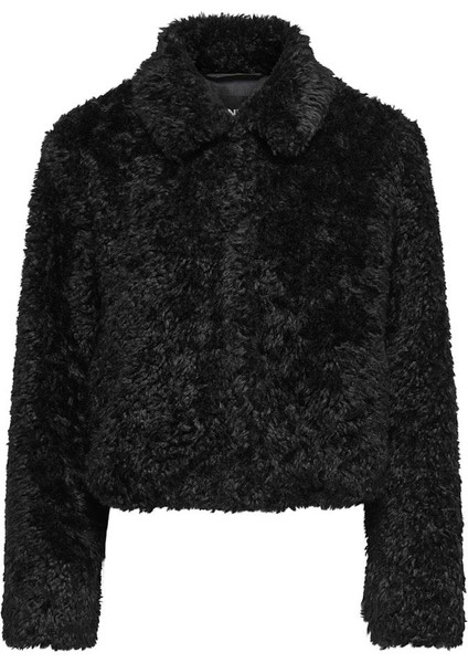 Onlgınny Short Teddy Jacket Otw Kadın Kısa Teddy Mont - Sıcak ve Şık fırsatları