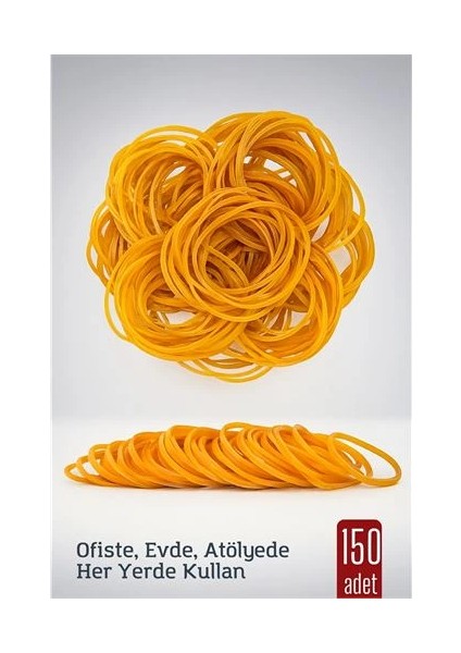 Bx Ambalaj Lastiği - Paket Lastiği - Para Lastiği 64MM 150 Adet