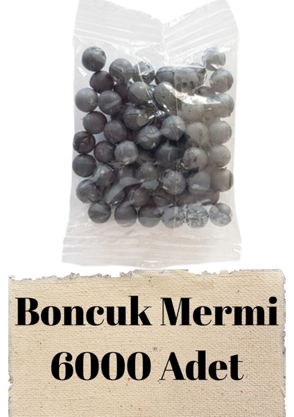 6000 Adet Boncuk Mermi Boncuk Atan Tabanca Mermisi 100 Paket
