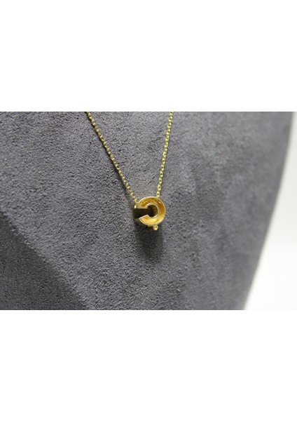 14 Ayar Altın Ç Harfi Kolye Zinciriyle Beraber indirimleri