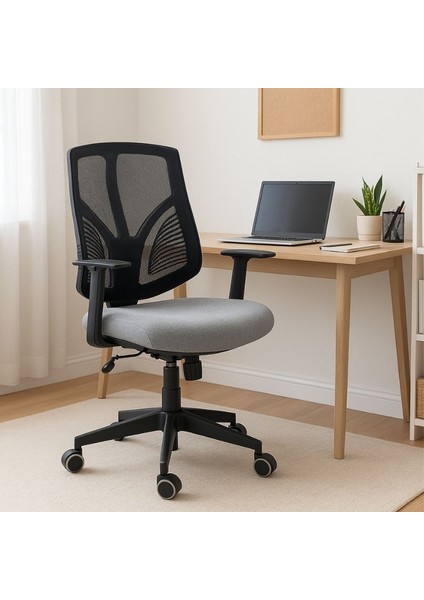 Punto Gri Çalışma Koltuğu | Ofis Çalışma ve Toplantı Koltuğu