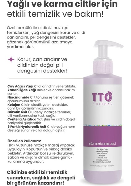 Tto Akne ve Rozasea Bakım Seti Temizleme Jeli Dermodicos Plus modelleri