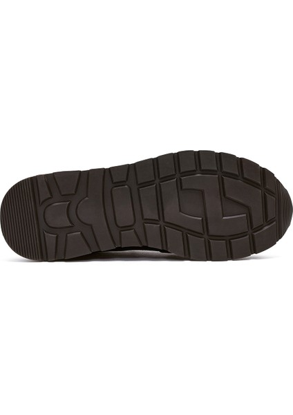 Erkek Kahverengi Bağcıklı Deri Casual Sneaker 25WFD693522 fırsatları