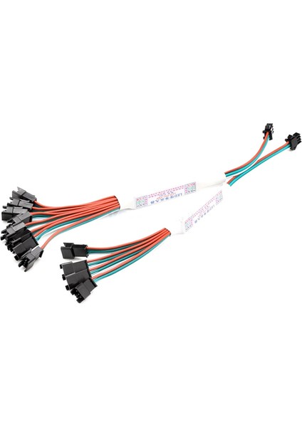 Hazar LED 8'li Pixel Çoklayıcı Amplifier WS2811-WS2812B Piksel Şerit bağlantı adaptör Çoğaltıcı Dağıtıcı birleştirici kablo 5-24 Volt