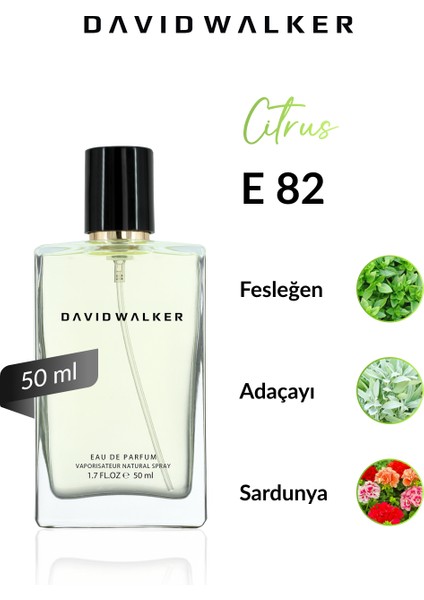 E82 Blues 50 ml Erkek Parfüm | Citrus