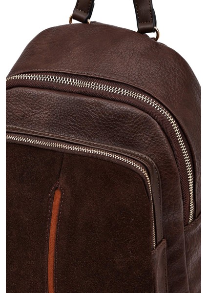 Kadın Kahverengi Casual Sırt Çantası 25ABD245414