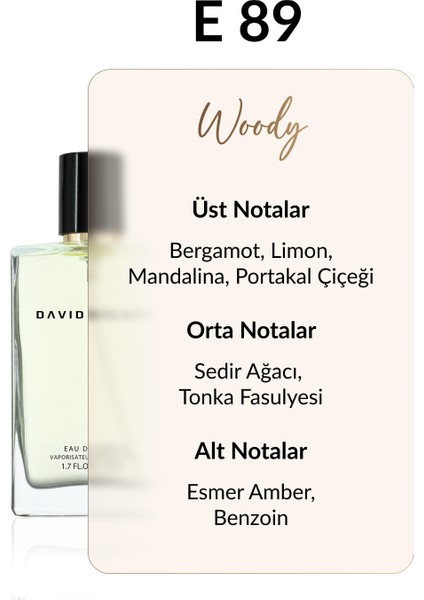 E89 Minni Two 50 ml Erkek Parfüm | Woody fiyatları