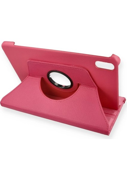 Allzey Newface Xiaomi Redmi Pad 2 Kılıf 360 Tablet Deri Kılıf - Pembe