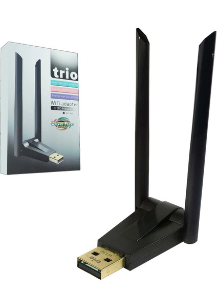 Trio W136 Iki Antenli 600 Mpbs Wireless Adaptör