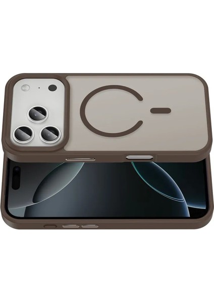 iPhone 17 Pro Max Kılıf M-Safe Şarj Özellikli Mat Parmak Izi Bırakmayan Redclick Sio Kapak fırsatları