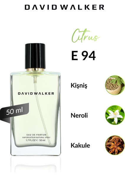 E94 Sure 50 ml Erkek Parfüm | Citrus