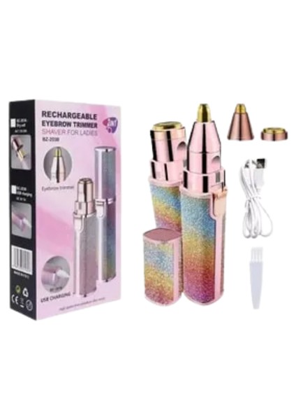 Msa-Shop Paslanmaz Çelik Bıçaklı USB Epilatör – Kaş, Üst Dudak ve Çene Tüy Temizleyici fiyatları