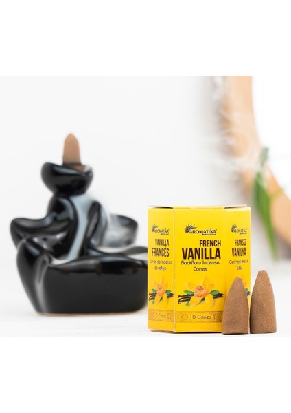 Fransız Vanilyası Aromalı Geri Akışlı Şelale Tütsü