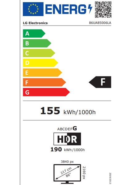 86UA85006LA 86'' 218 Ekran Uydu Alıcılı 4K Ultra HD Smart webOS TV indirimleri