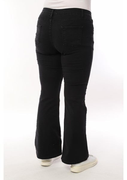 Kadın Battal Ispanyol Paça Jeans indirimleri