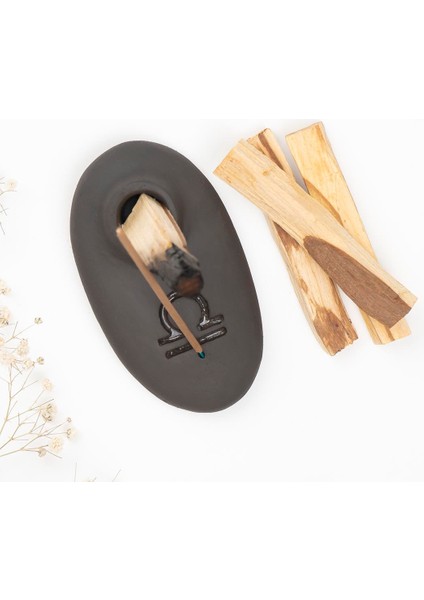 Handmade Burç Temalı Kahve Ağaç Tütsülük