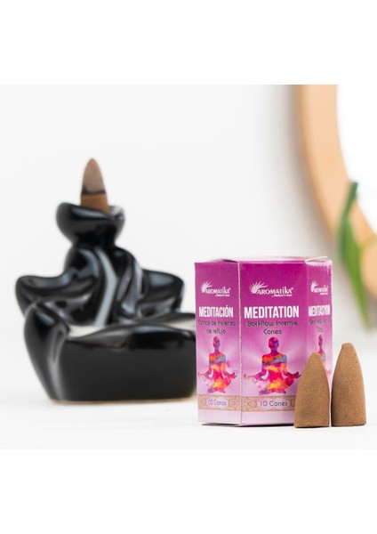 Meditasyon Aromalı Geri Akışlı Şelale Tütsü