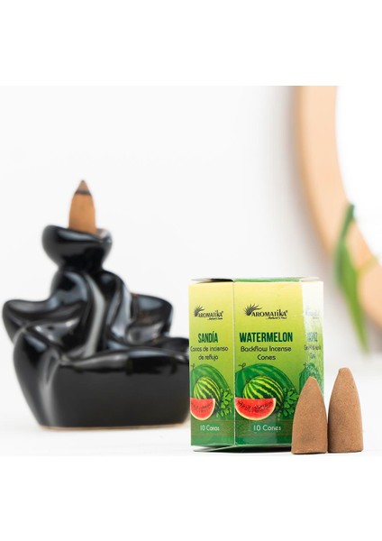 Karpuz Aromalı Geri Akışlı Şelale Tütsü