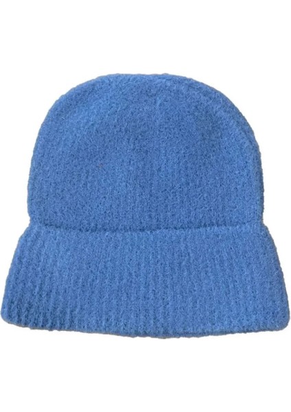 Unisex Tam Kalıp Ince Sakallı Triko Bere